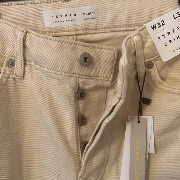 *NWT* Topman Stretch Skinny Ripped Jeans W32/ L32 - Picture 5 of 8